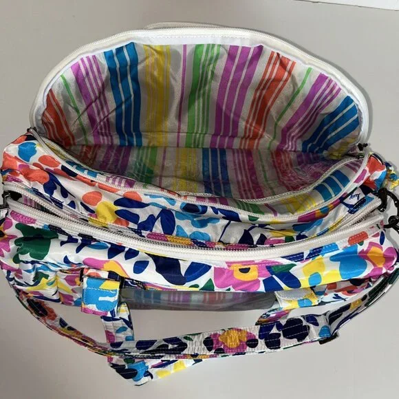 Lug Propeller 2 Overnight Bag Wildflower Brights White with Neon Print - Picture 12 of 16